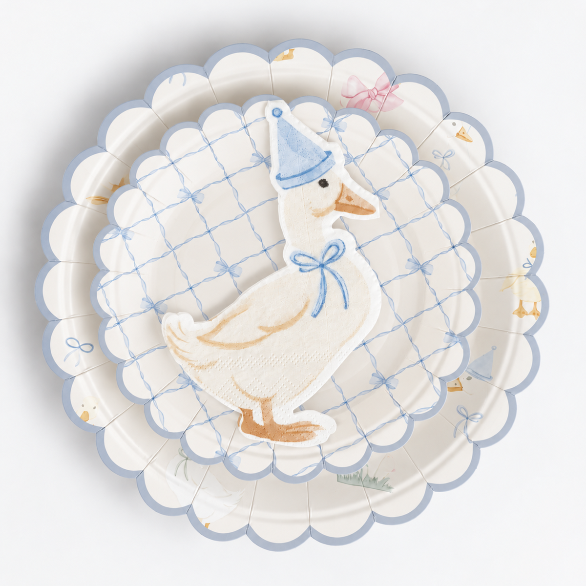 Birthday Duck Petite Dessert Napkins