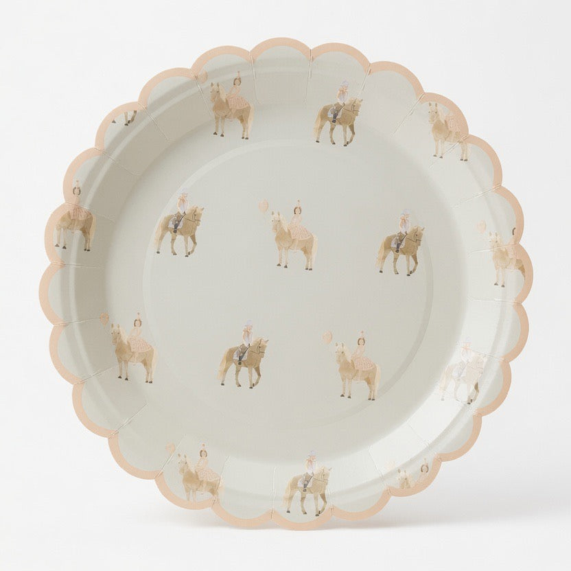 Birthday Girl on Horse Plate