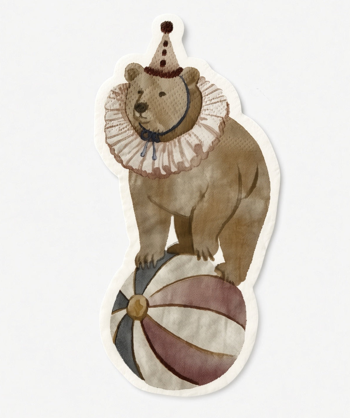 Circus Theme Petite Dessert Napkin
