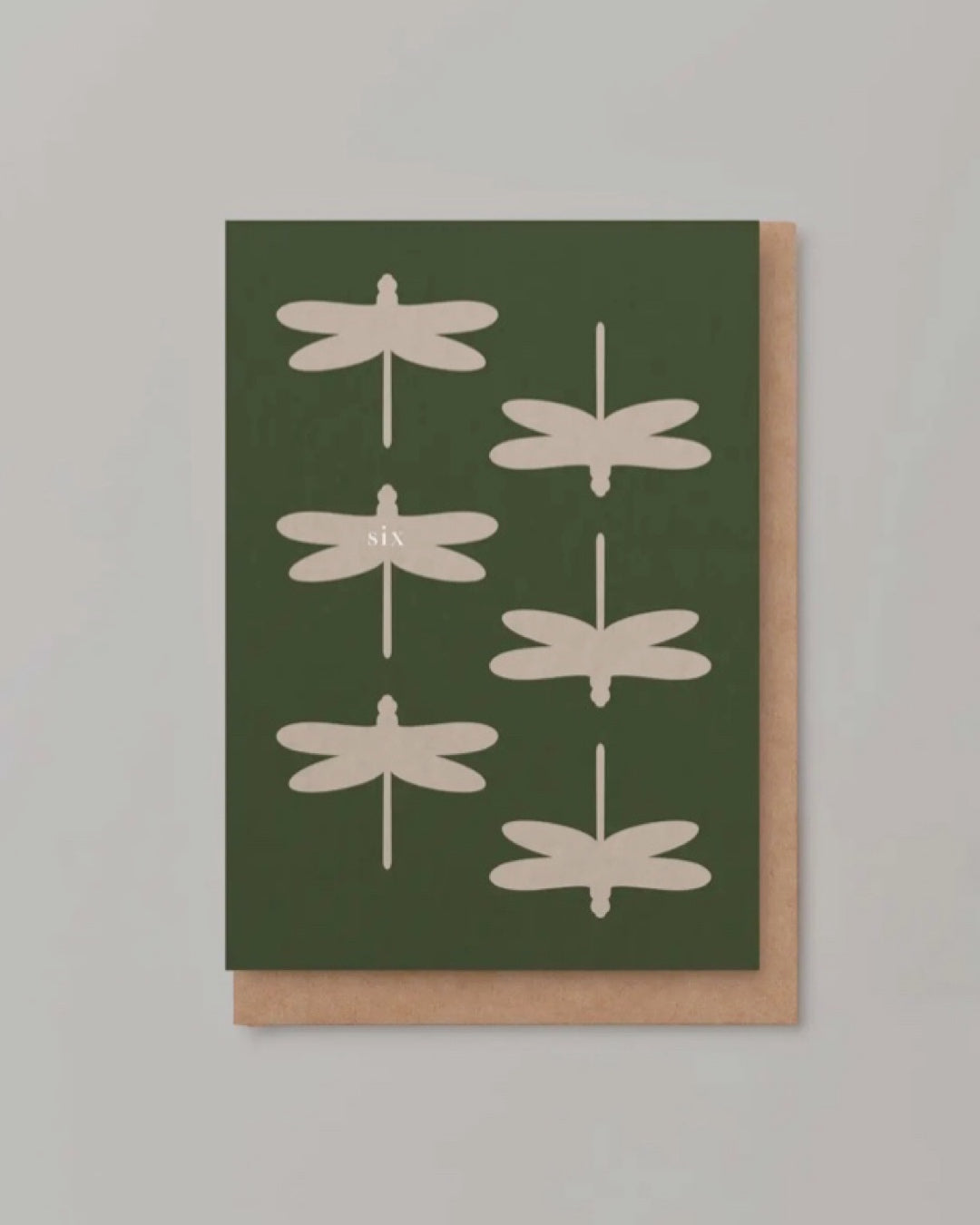 "Six" Nature Birthday Card