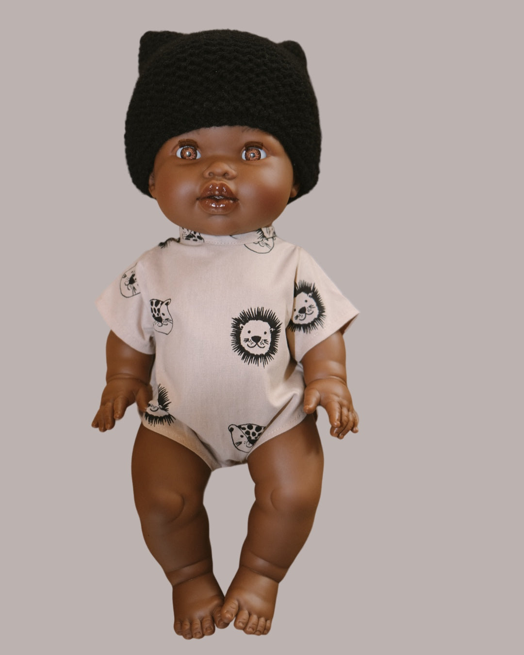 Lion Tiger Doll Short Jumpsuit