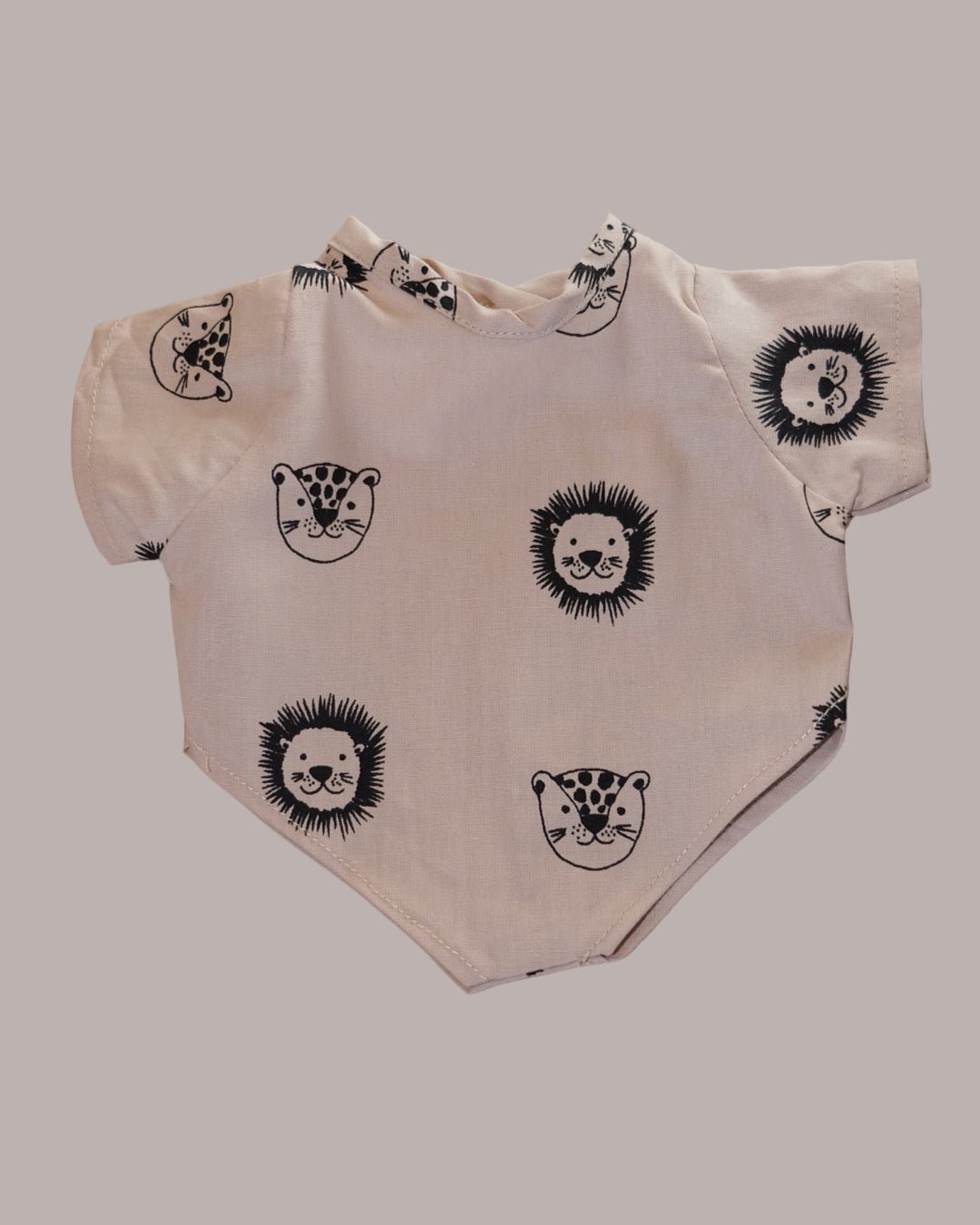 Lion Tiger Doll Short Jumpsuit