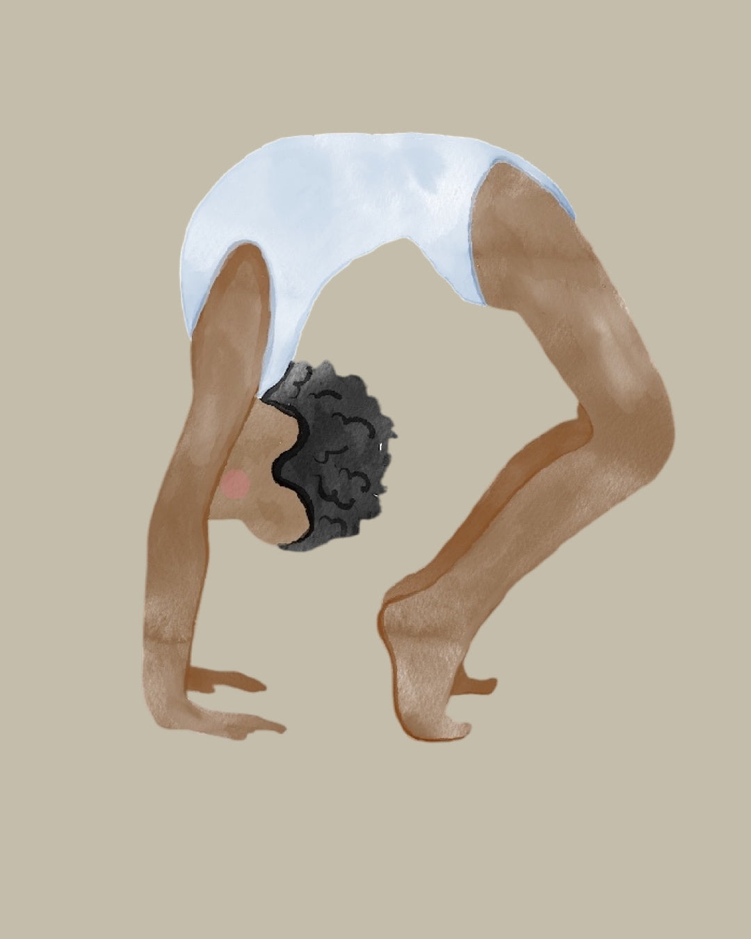 Gymnasts in Pastel (version 1) 4 pack