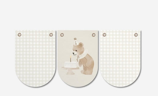 Birthday Bear Bunting