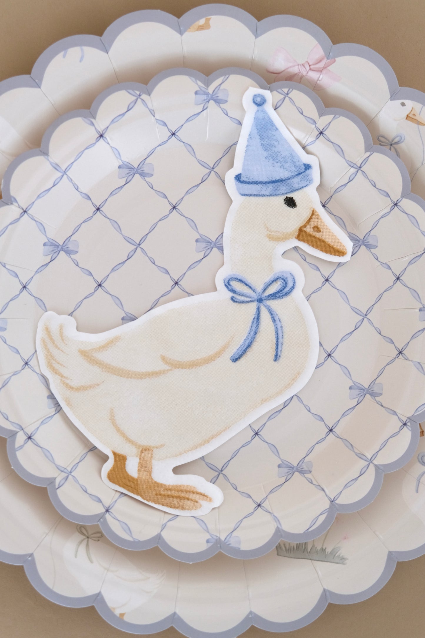 Birthday Duck Petite Dessert Napkins