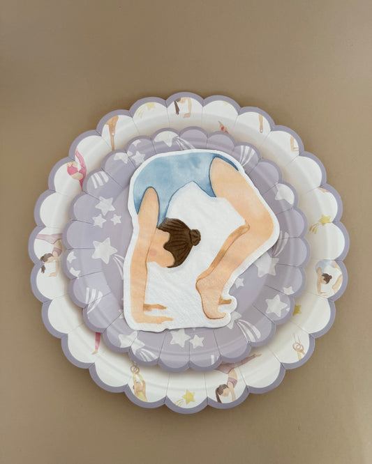 Gymnasts Petite Dessert Napkin