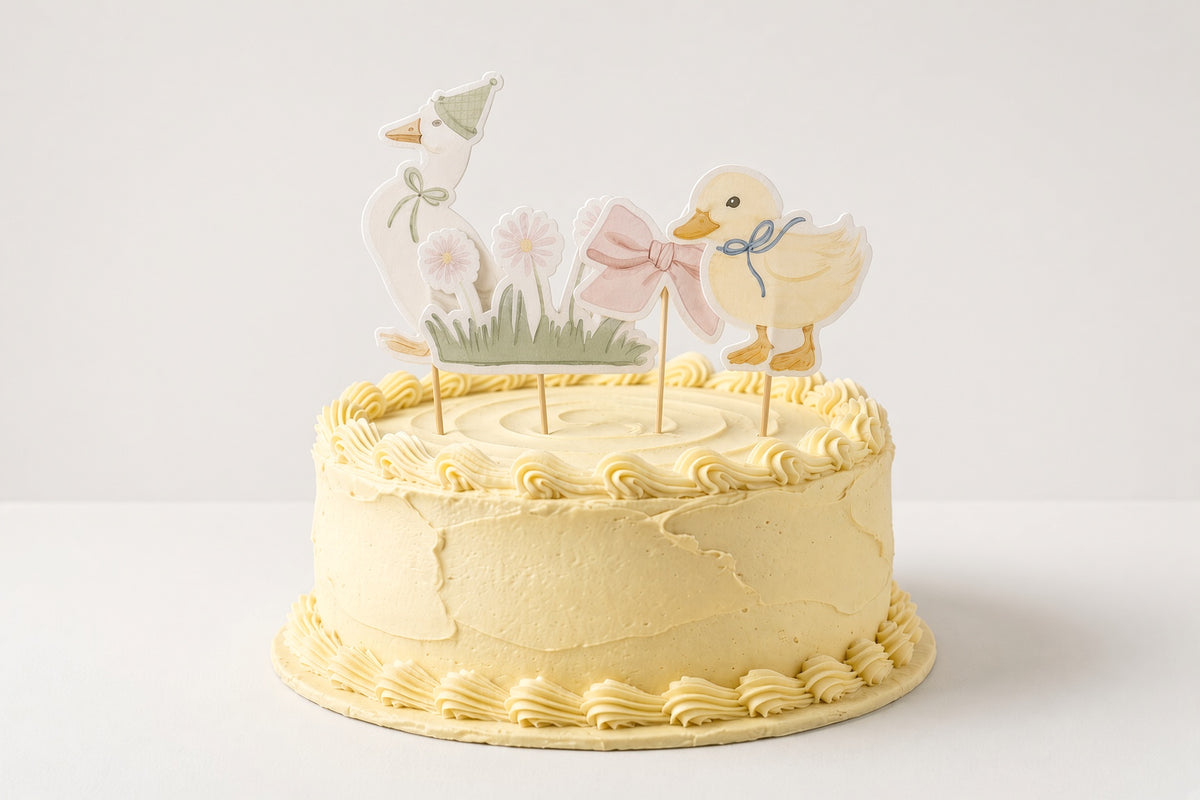 Birthday Duck Cake Toppers
