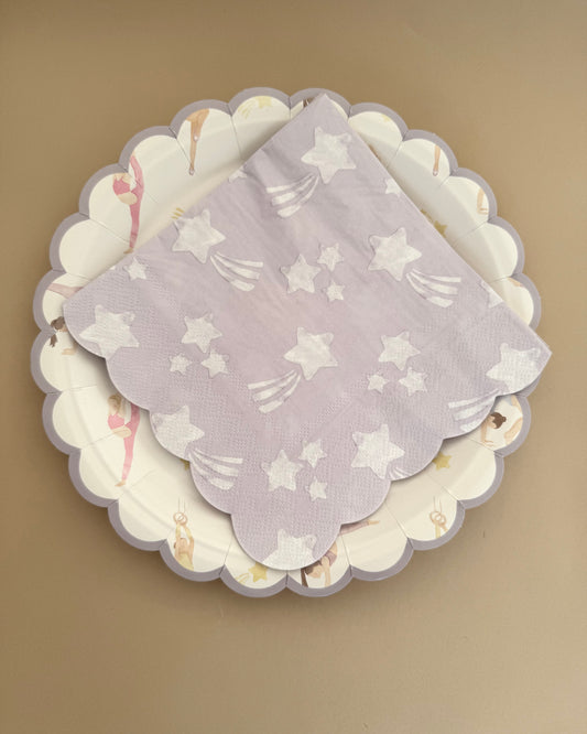 Gymnasts (Star)Scalloped Napkins