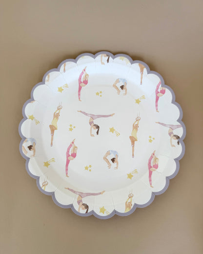Gymnasts in Pastel Plate
