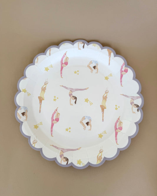 Gymnasts in Pastel Plate