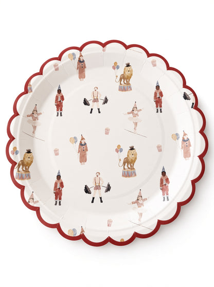 Circus Theme Tableware Essentials Set- Plates, Cups & Napkins for 8 guests