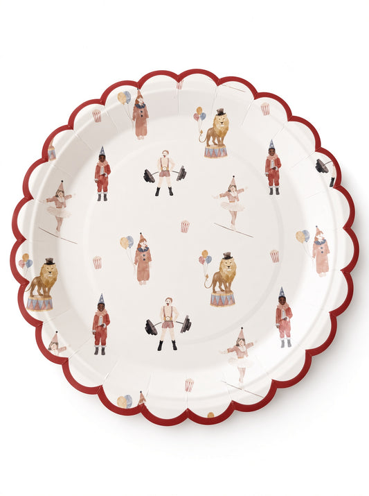 Circus Theme Large Paper Plate