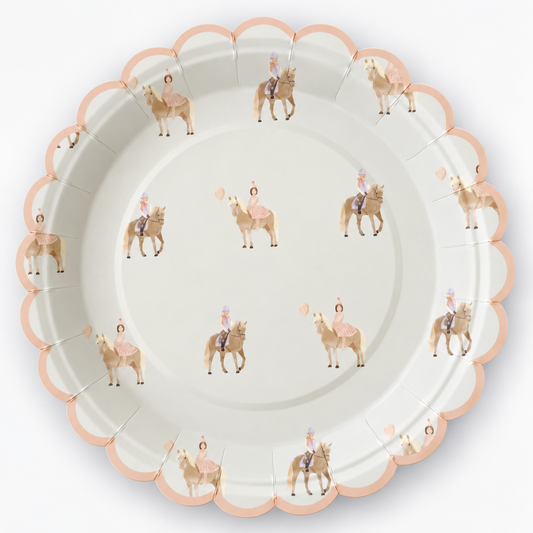 Birthday Girl on Horse Plate (8 pack)