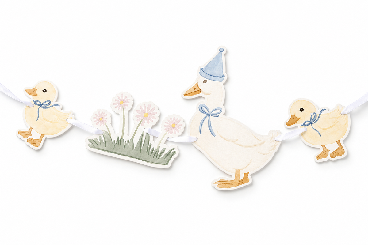 Birthday Duck Character Garland Decoration