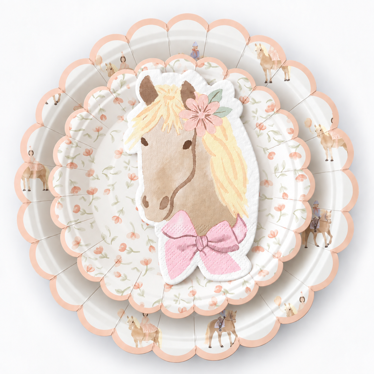 Horse Petite Dessert Napkins