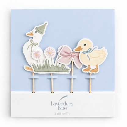 Birthday Duck Cake Toppers