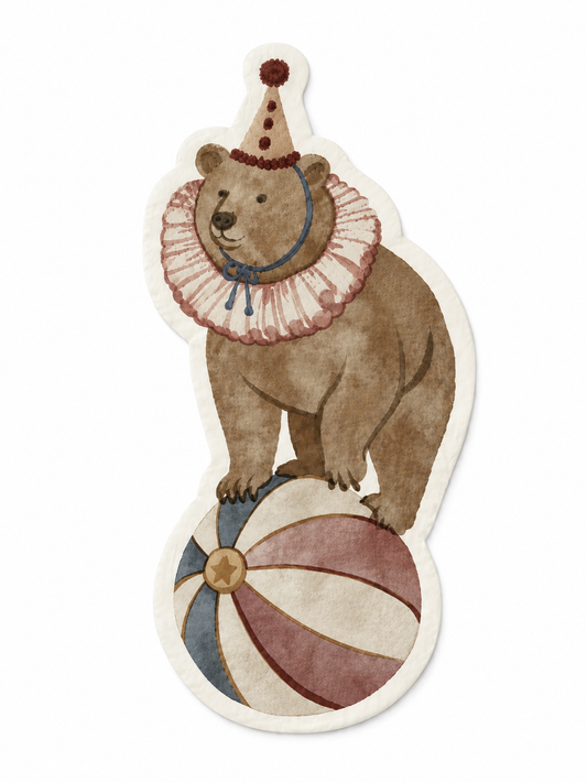 Circus Theme Petite Dessert Napkin