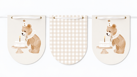 Birthday Bear Bunting