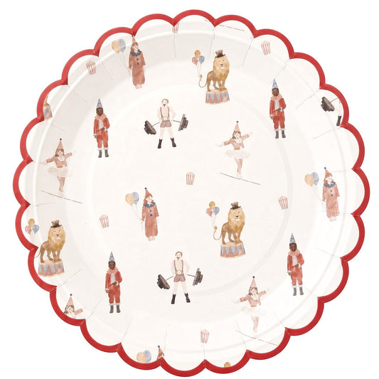 Circus Theme Large Paper Plate