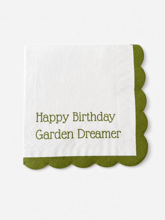 Garden Collection Scalloped Napkin