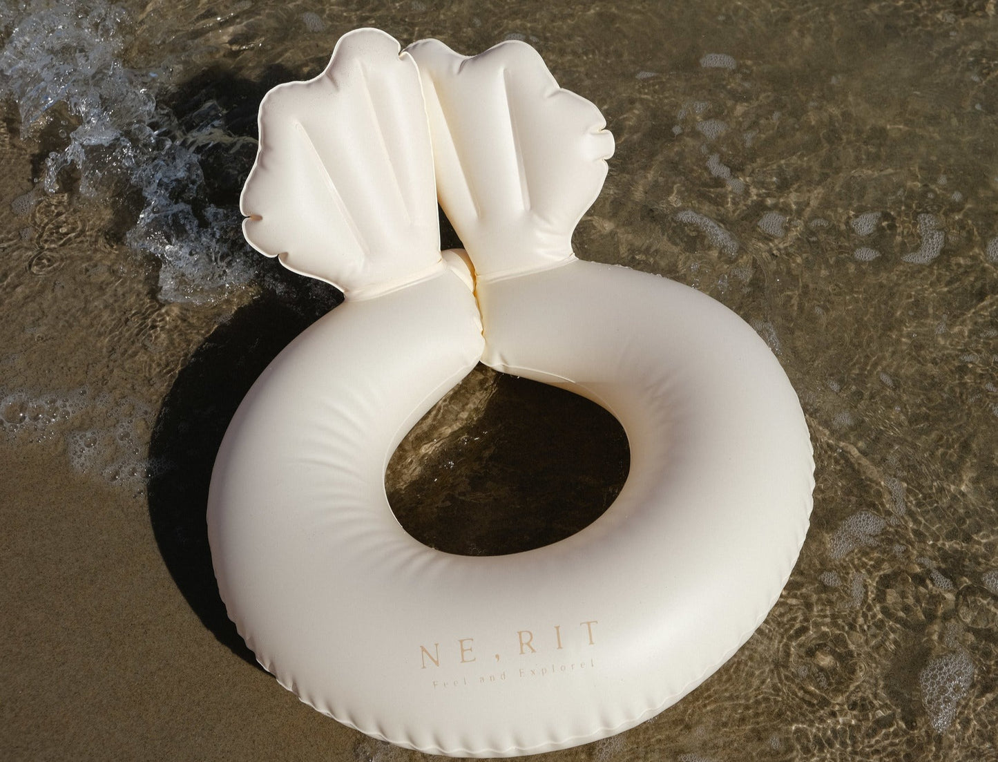 Cream Free Ring, Shell Float
