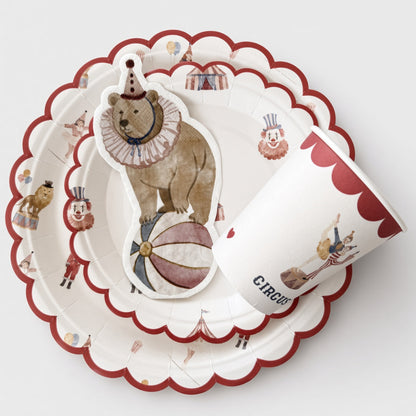 Circus Theme Paper cups (pack of 8)