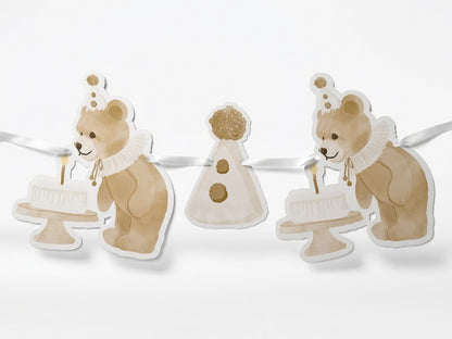 Birthday Bear Garland