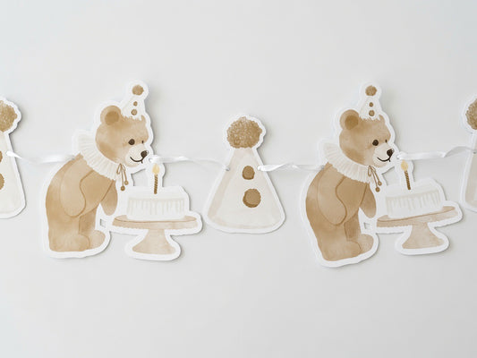Birthday Bear Garland