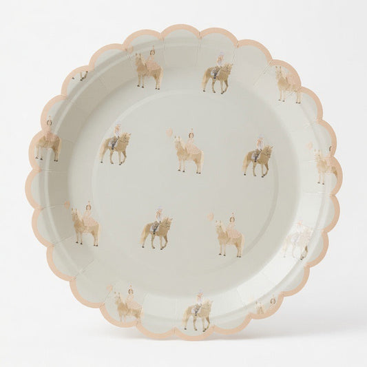 Birthday Girl on Horse Plate