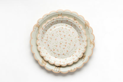 Floral Dessert Plate