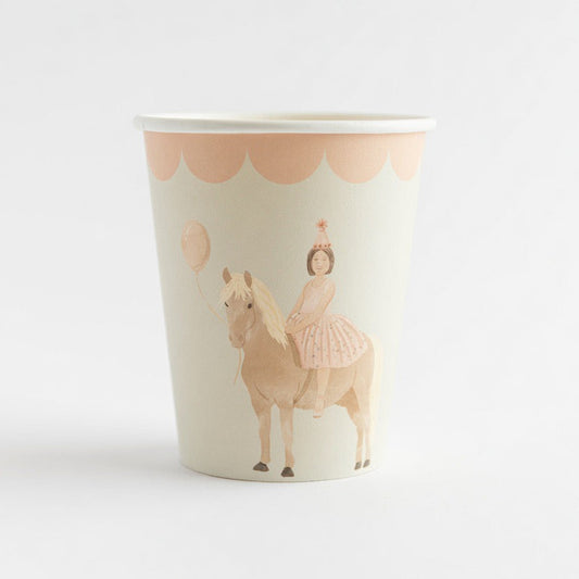 Birthday Girl on Horse Cups