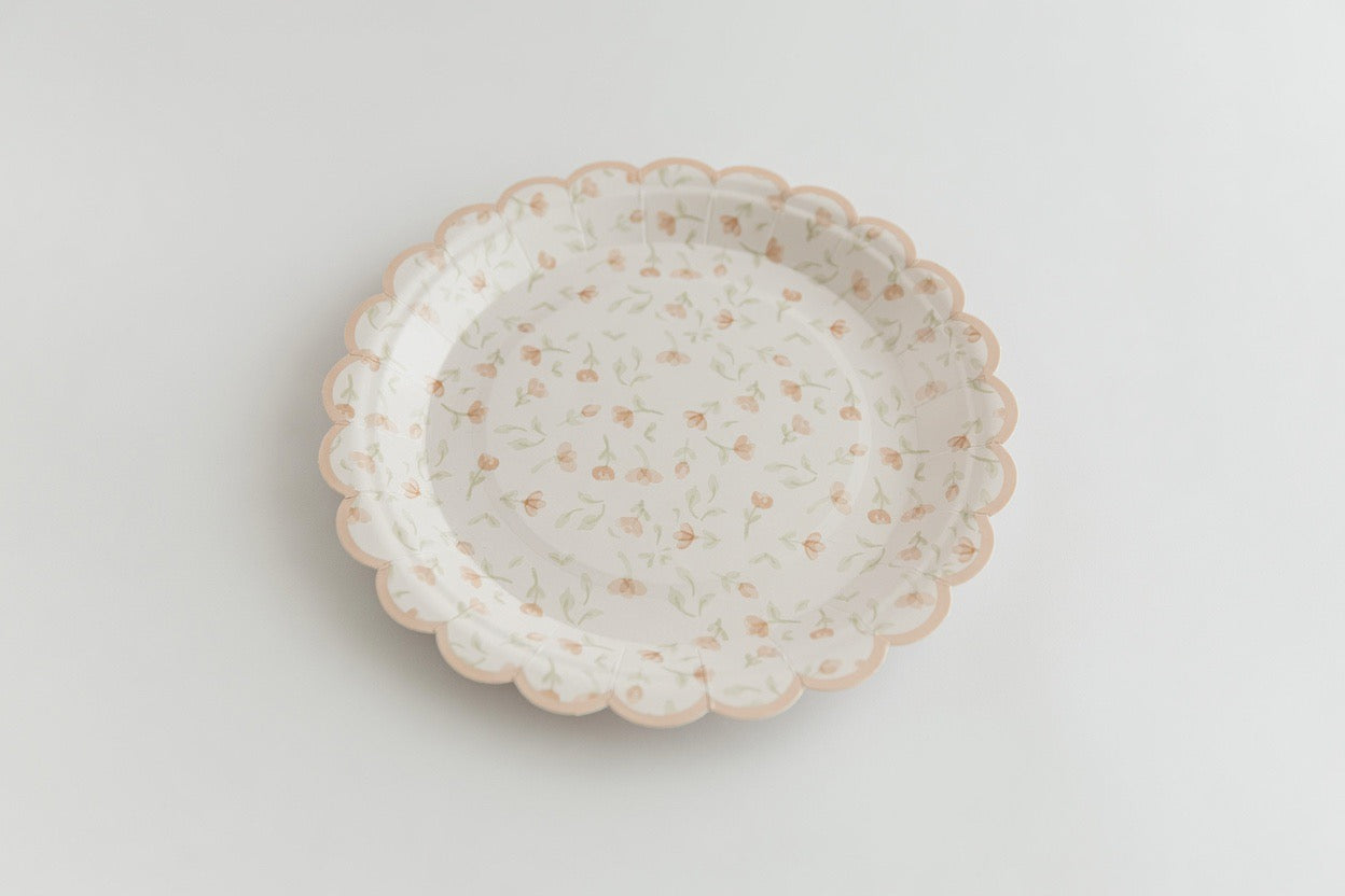 Floral Dessert Plate