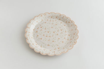 Floral Dessert Plate