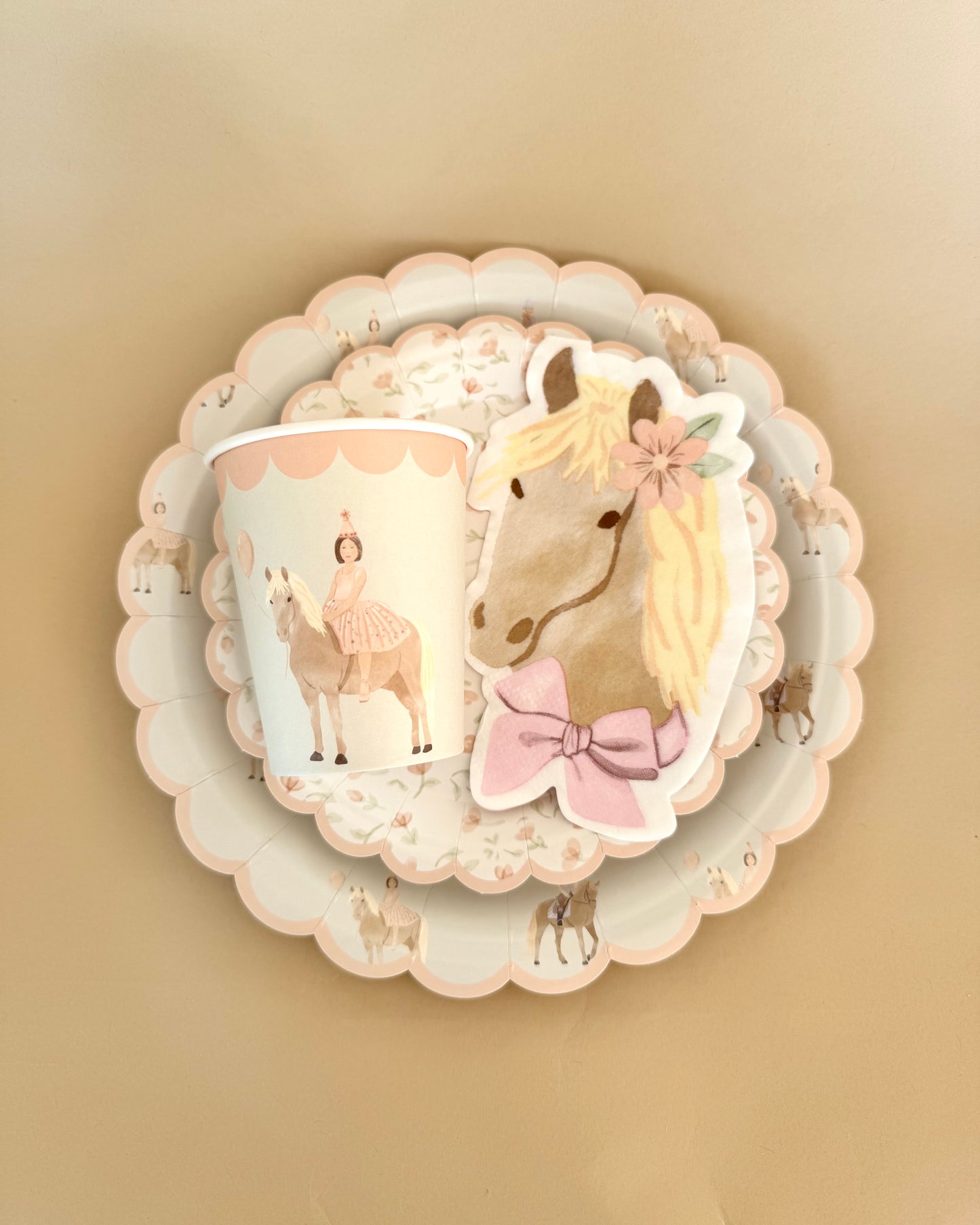 Floral Dessert Plate