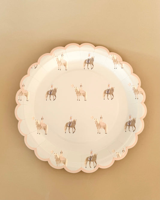 Birthday Girl on Horse Plate