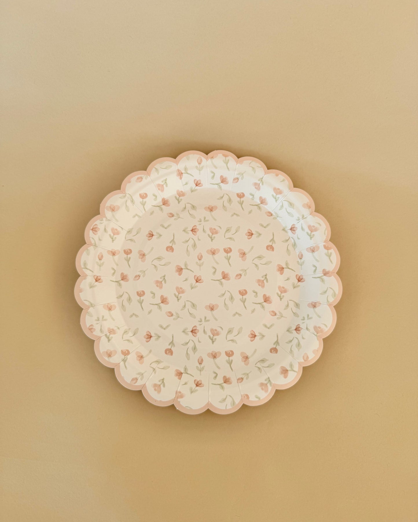 Floral Dessert Plate