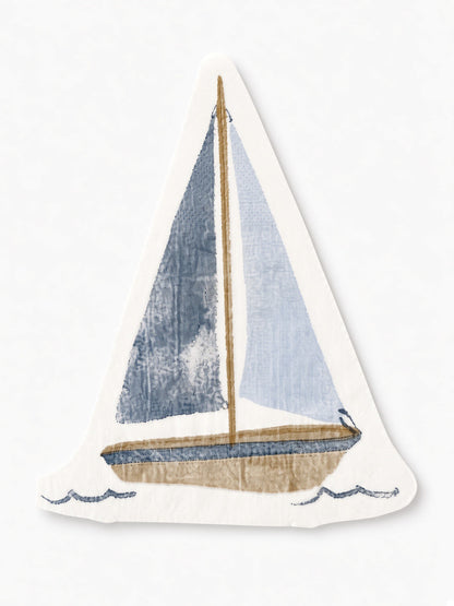 Sailboat Petite Dessert Napkin (pack of 16)