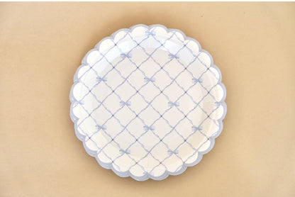 Birthday Duck Dessert Plate (Heavenly Blue Bow)