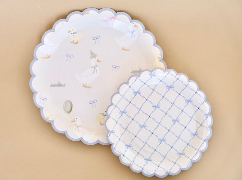 Birthday Duck Tableware Essentials Set- Plates, Cups & Napkins for 8 guests