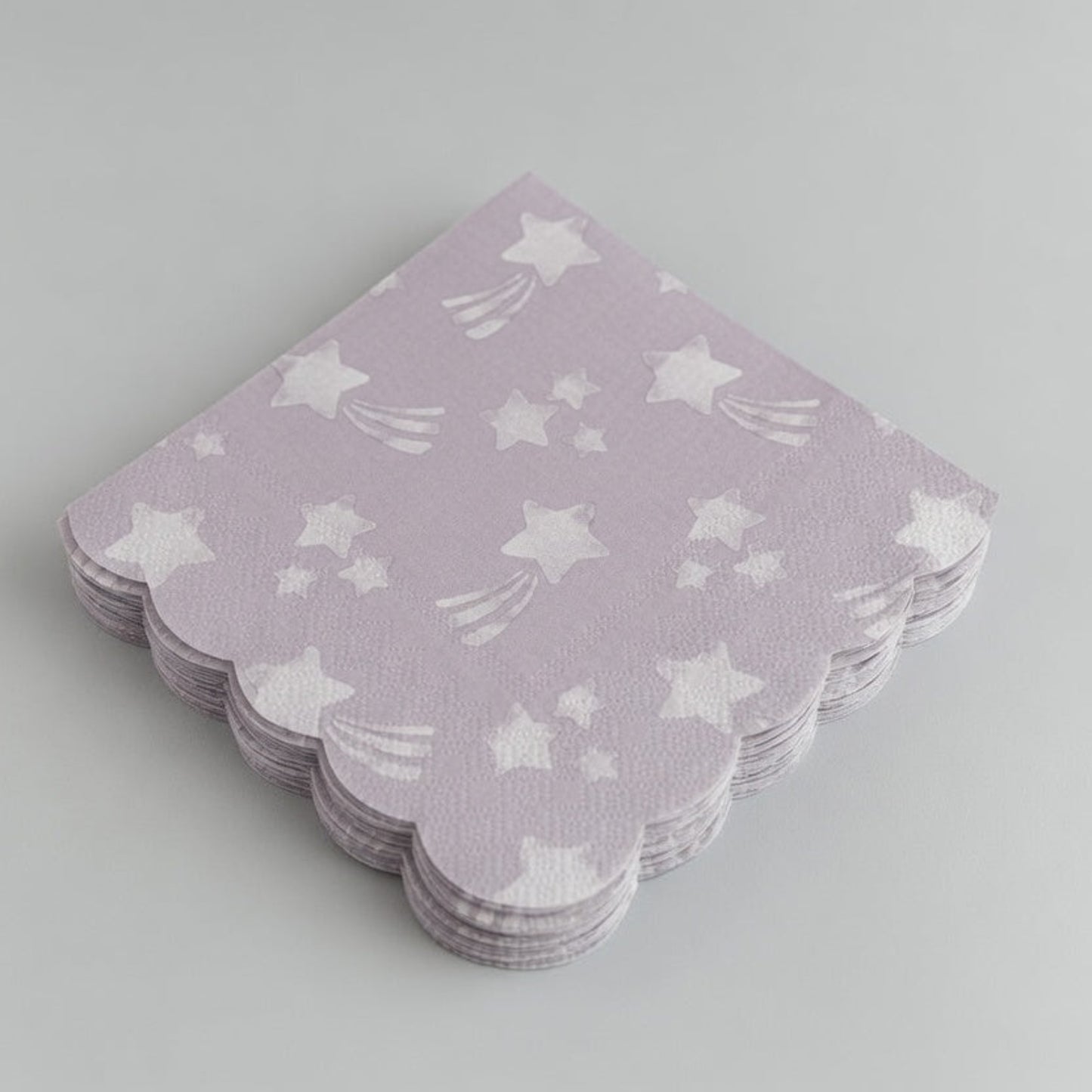Gymnasts Star Scalloped Napkins