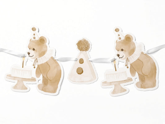 Birthday Bear Decoration Garland