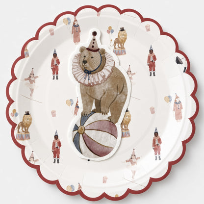 Circus Theme Petite Dessert Napkin
