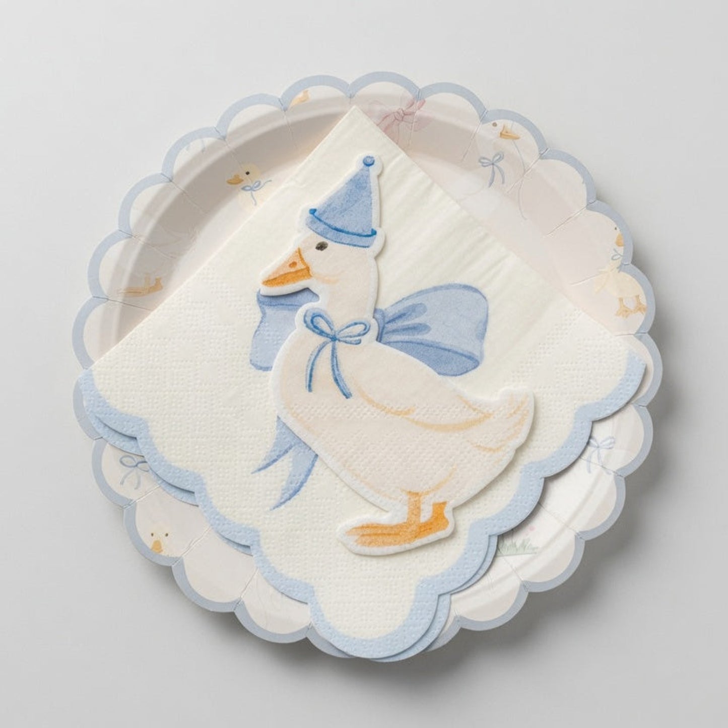 Birthday Duck Petite Dessert Napkins
