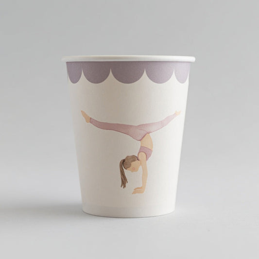 Gymnasts in Pastel Cups (8 pack)