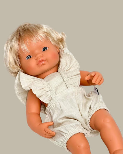 Linen Doll Romper (vanilla)