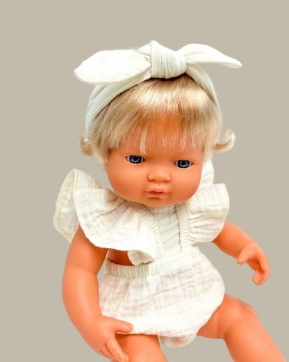 Linen Doll Romper (vanilla)