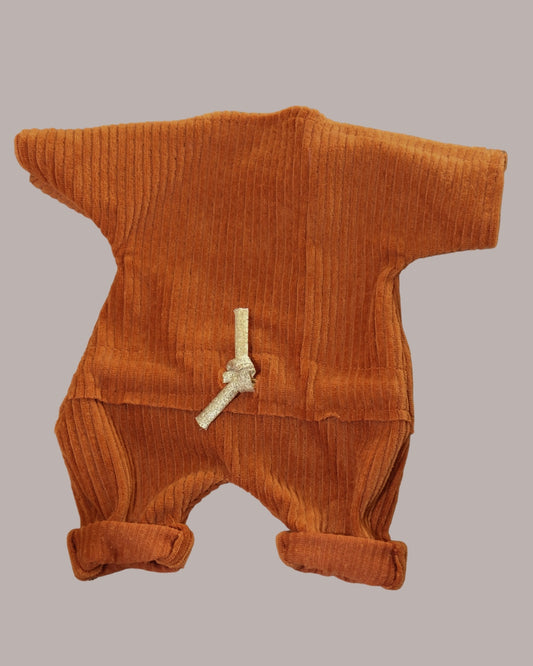 Doll Brick Cortelle Velvet Jersey Jumpsuit