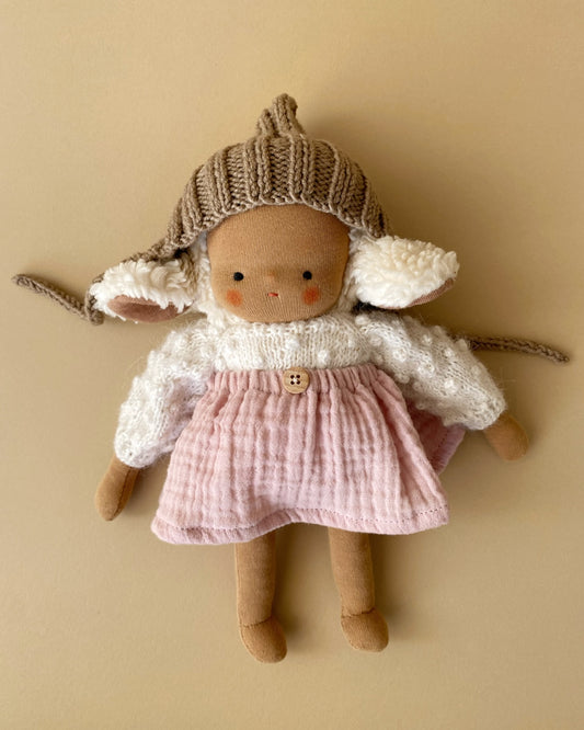 Lamb Doll with Clothes