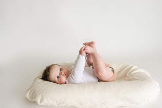 Snuggle Me Organic Infant Lounger Cover (natural)