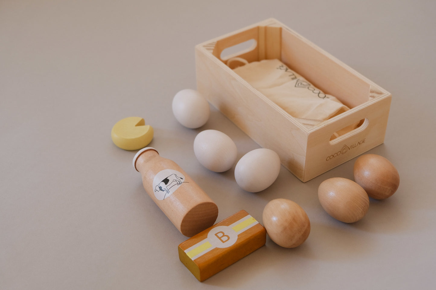 Wooden Dairy Play-set